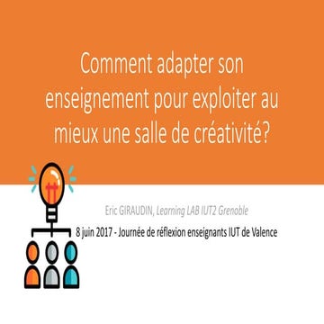 Support d'un atelier pour sensibiliser les enseignants à adapteur leur enseig...