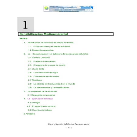 Sensibilizacionambiental