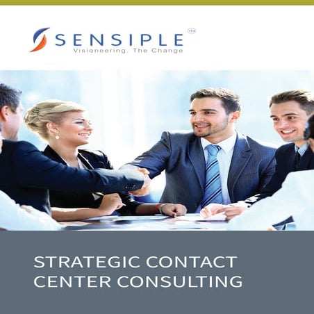 Sensiple contact center consulting services