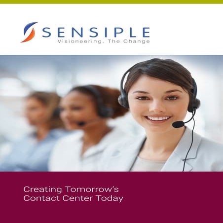 Sensiple contact center services