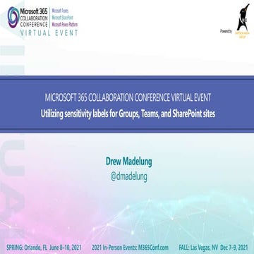 Sensitivity for Groups, Teams, and SharePoint