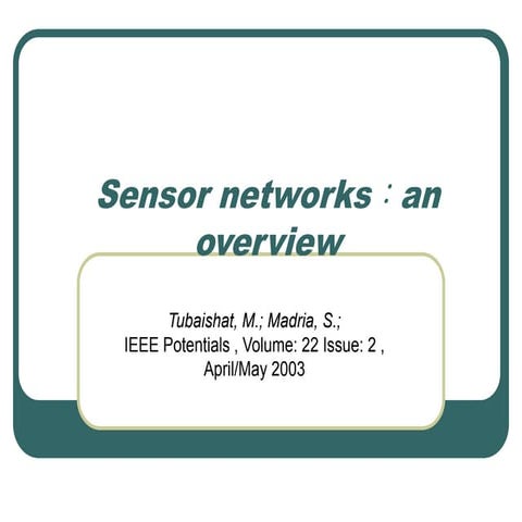Sensor | PPT