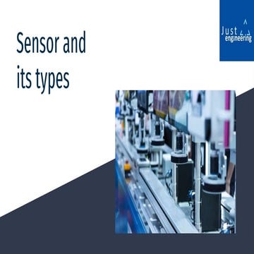 What is sensor and what are the types of sensor?