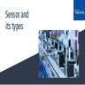 What is Sensor and what are types of Sensor?
