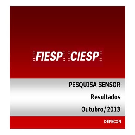 Sensor Outubro/ 2013