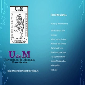 Sensor de nivel de agua