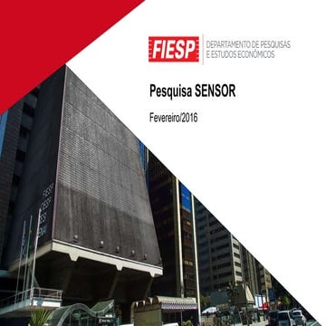 Pesquisa Sensor - Fev/2016