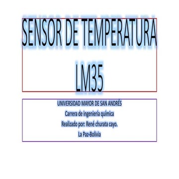 Sensor de temperatura lm35