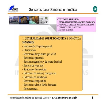 Sensores DomóTica