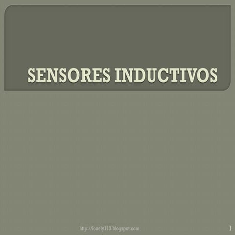 Sensores inductivos
