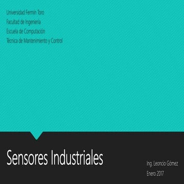 Sensores industriales