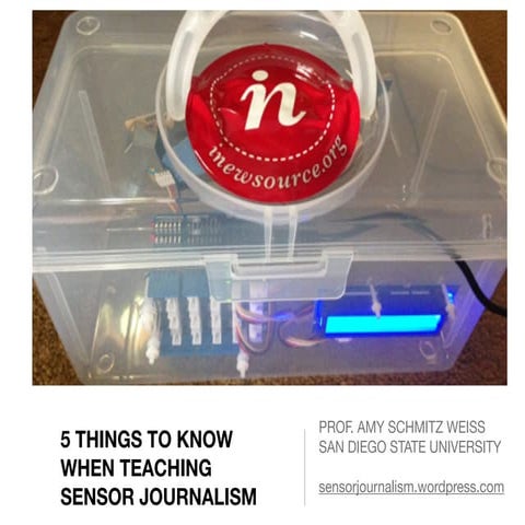 5 Things to Know When Teaching Sensor Journalism | PPT