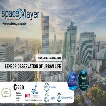 Sensor observation of urban life