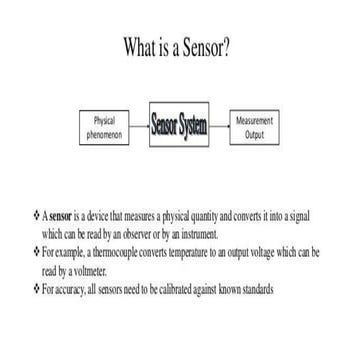 Sensor ppt | PPTX