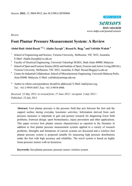 Peizometer sensor