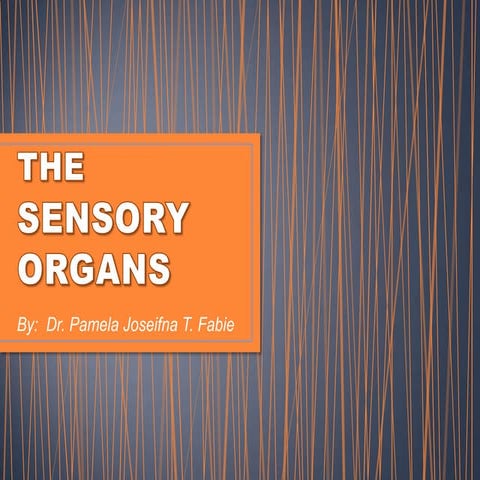 Sensory organs
