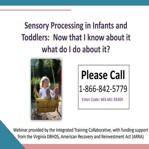 Sensory Processing in Infants and Toddlers:  Now that I know about it  what d...