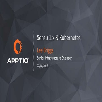 Sensu 1.x & kubernetes