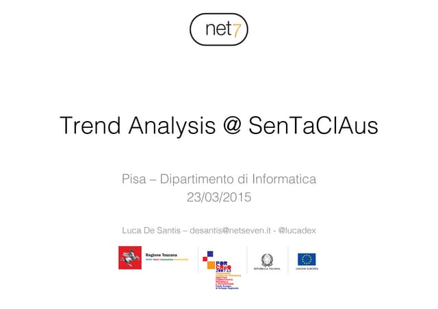 Trend Analysis sui Social Network - I risultati del progetto SenTaClAus