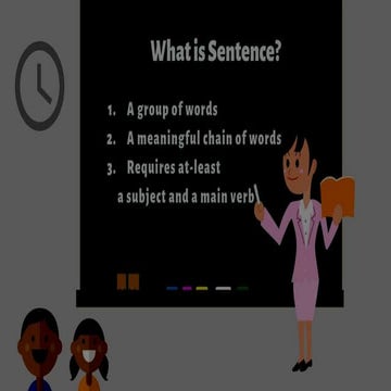 What is Sentence & its type? | PPT