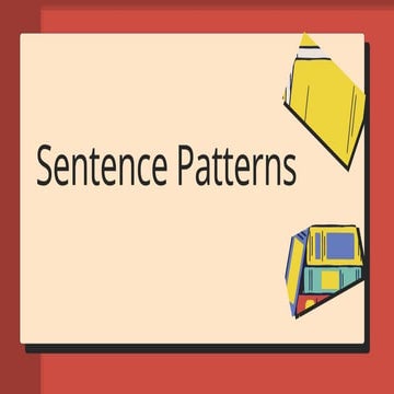 Sentence-Patterns.(Past Tense, Present Tense, Future Tense)