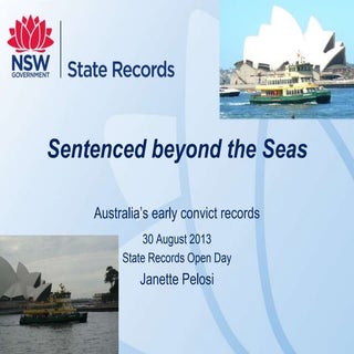 Sentenced beyond the seas - Austral...