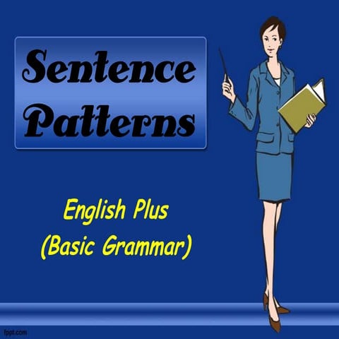 Sentence patterns