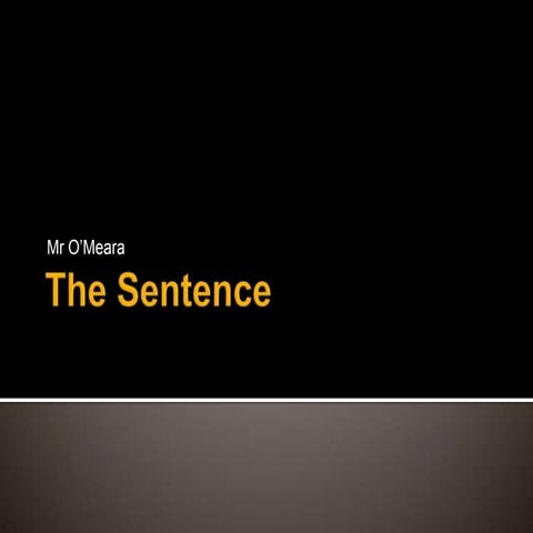 Sentences