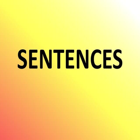 Sentences