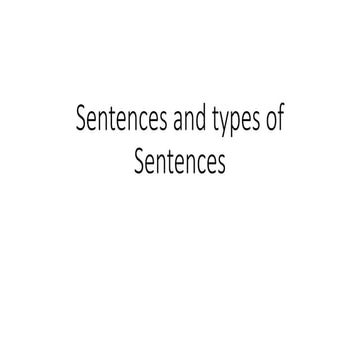 Understanding Sentences and Their Types: Major and Minor Sentences ...