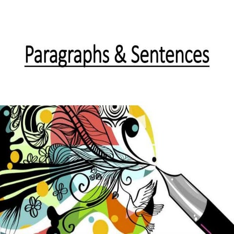 Sentences &amp; structure