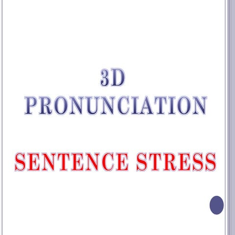 Sentence stress | PPTX