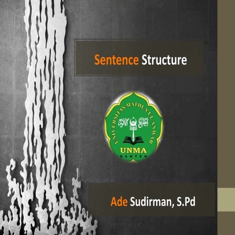 Sentence structure (AdeS)