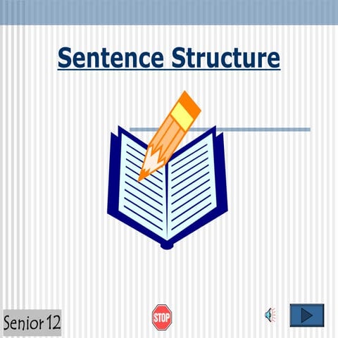 Sentence structure and conjunction  .ppt