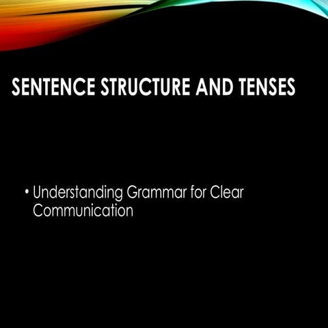 Complex and Compound-Complex Sentences | PPTX
