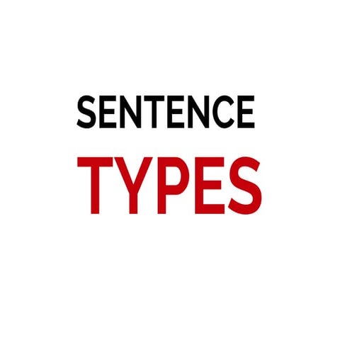 Sentence types