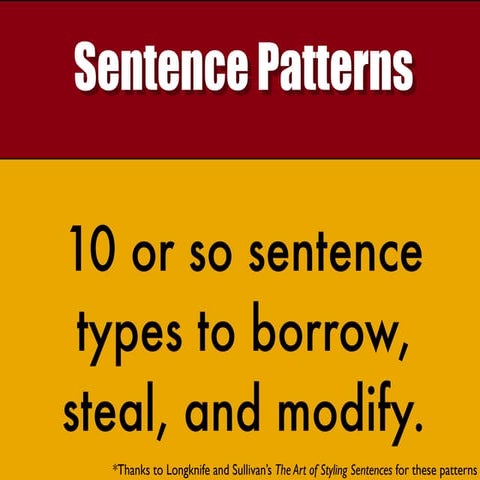 Artof stylingsentencespowerpoint | PPT
