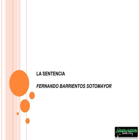 LA SENTENCIA EN MATERIA JUICIO CIVIL ORDINARIO