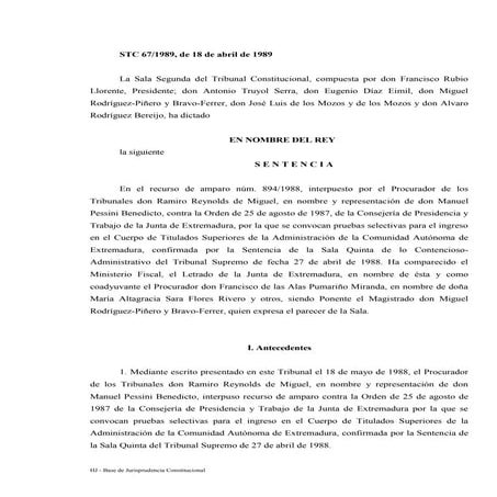 Sentencia 1989 67
