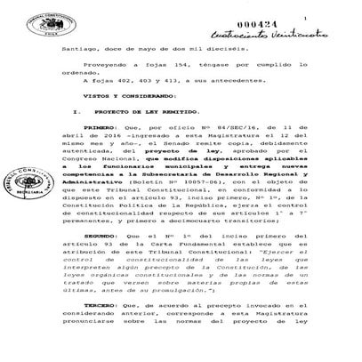 Sentencia Definitiva Tribunal Constitucional 12.05.2016