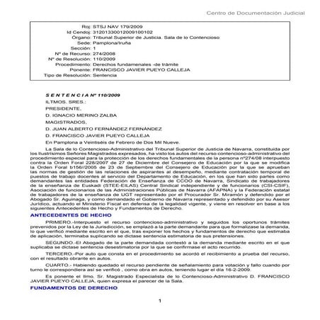 Sentencia navarra