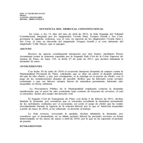 Sentencia primacia ii