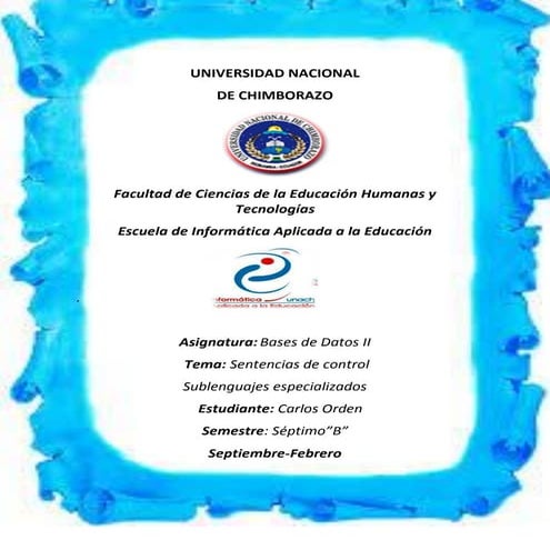 Sentencias de control