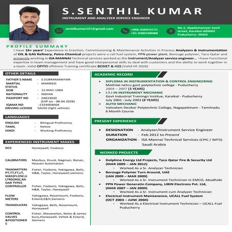 Metering Engineer_Resume | PDF
