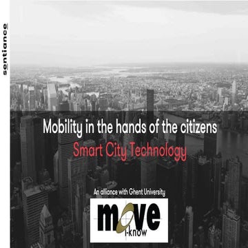 Sentiance: Smart City Mobility