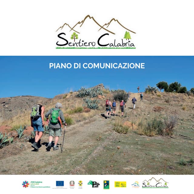 Sentiero Calabria, il piano di comunicazione
