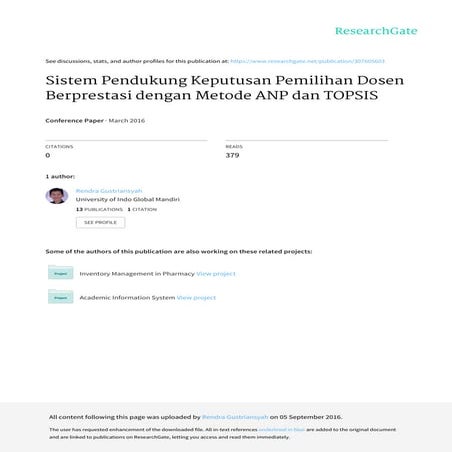 Sentika1 2016 paper | PDF