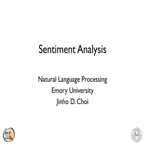 CS571: Sentiment Analysis