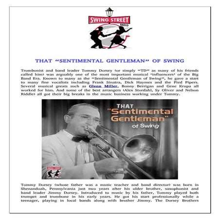 Sentimental Gentleman Of Swing