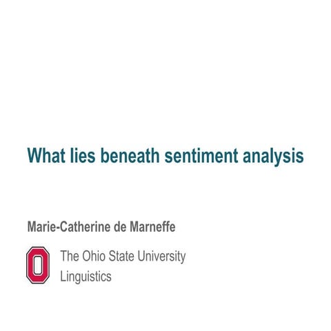 Sentiment analysis | PPTX